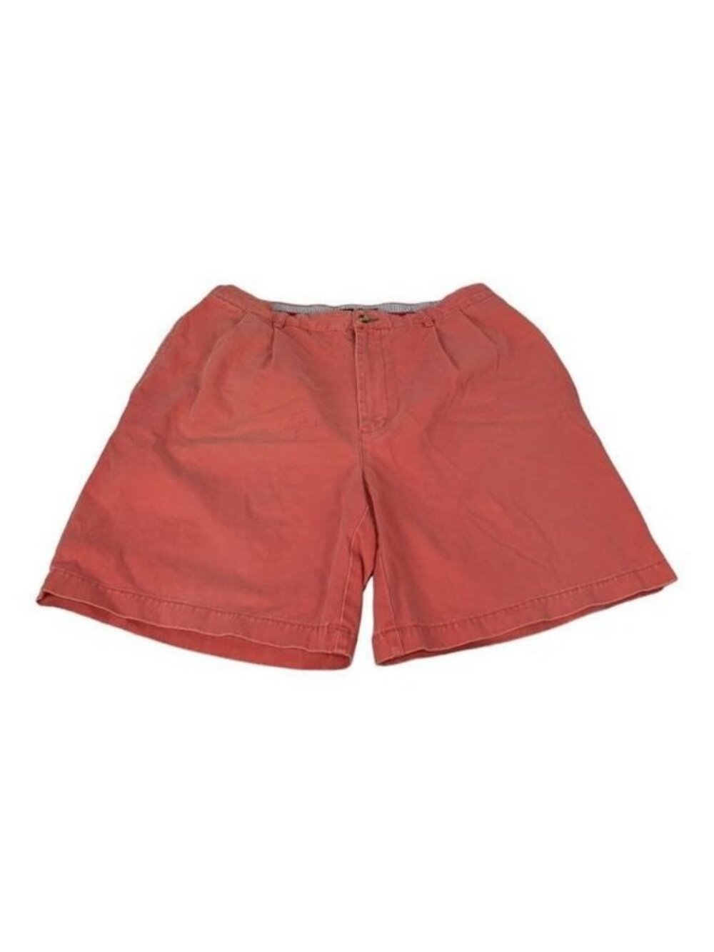 Tommy Hilfiger Mens Coral Pleated Front Chino Shorts Size 36 Casual Summer